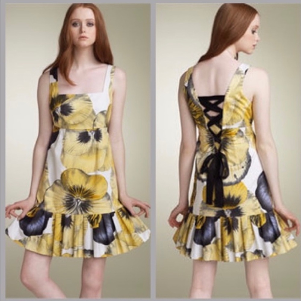 Anthropologie Leifsdotter Bellis Brushstroke Dress